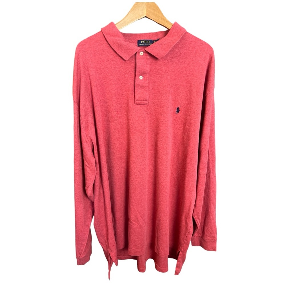 Polo by Ralph Lauren Red Long Sleeve Polo Shirt